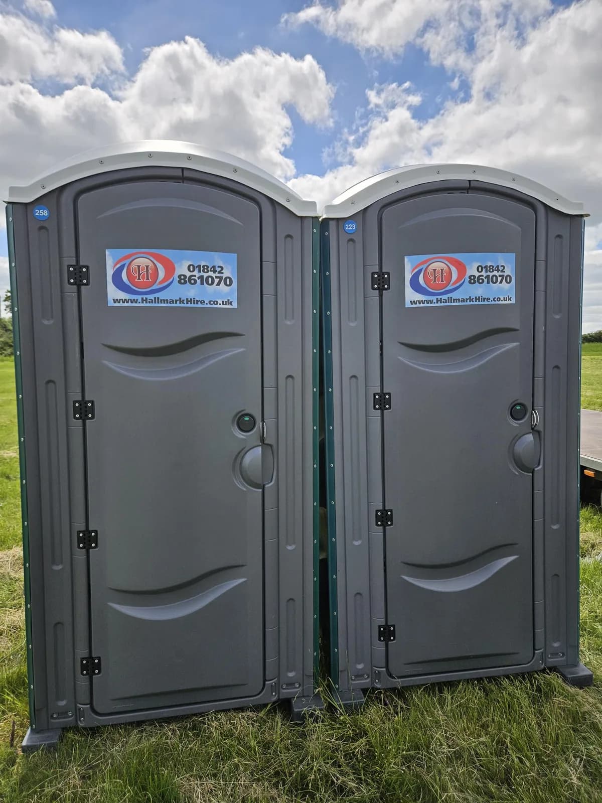 Standard portable toilet hire for events and construction sites in Suffolk